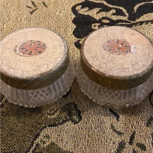 3 pieces vintage jar set